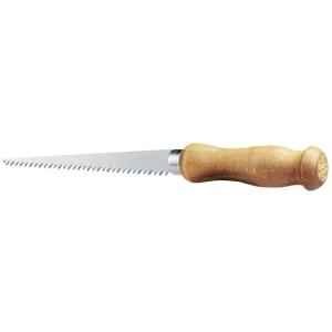 Ножовка по гипсокартону узкая с деревянной рукояткой, STANLEY, 0-15-206