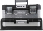 Ящик для инструмента профессиональный двухсекционный металлопластмассовый 20", STANLEY, 1-95-830