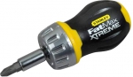 Отвертка FatMax Xtreme Multibit с храповым механизмом + 10 вставок, STANLEY, 0-69-214